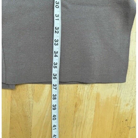 ANRABESS Open Front Knit Cardigan Long Sleeve Sweater Duster Taupe Thick XL - Picture 6 of 8